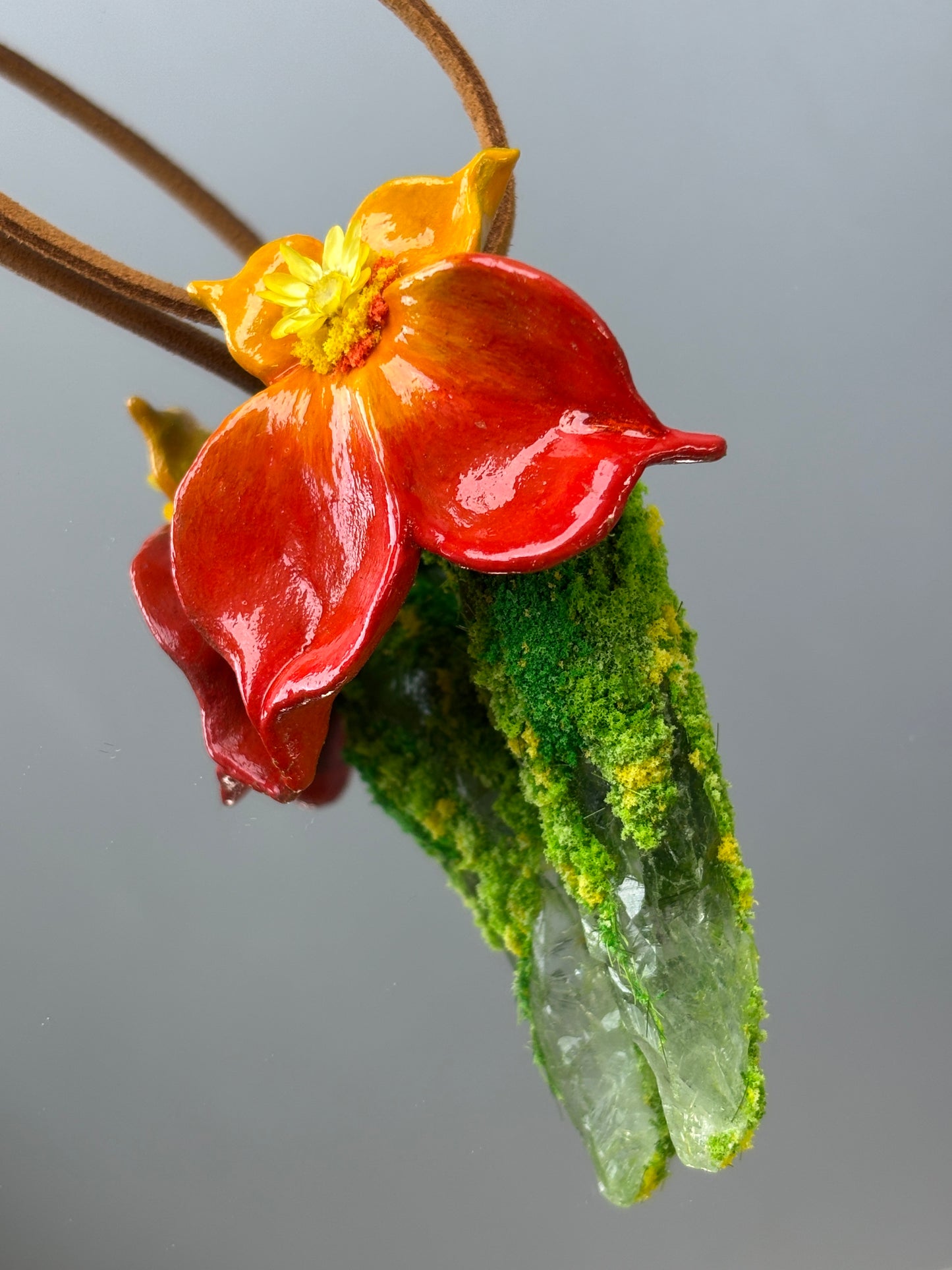 Crimson Bloom Amulet